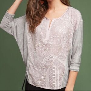 NWOT Tiny Hazel embroidered blouse